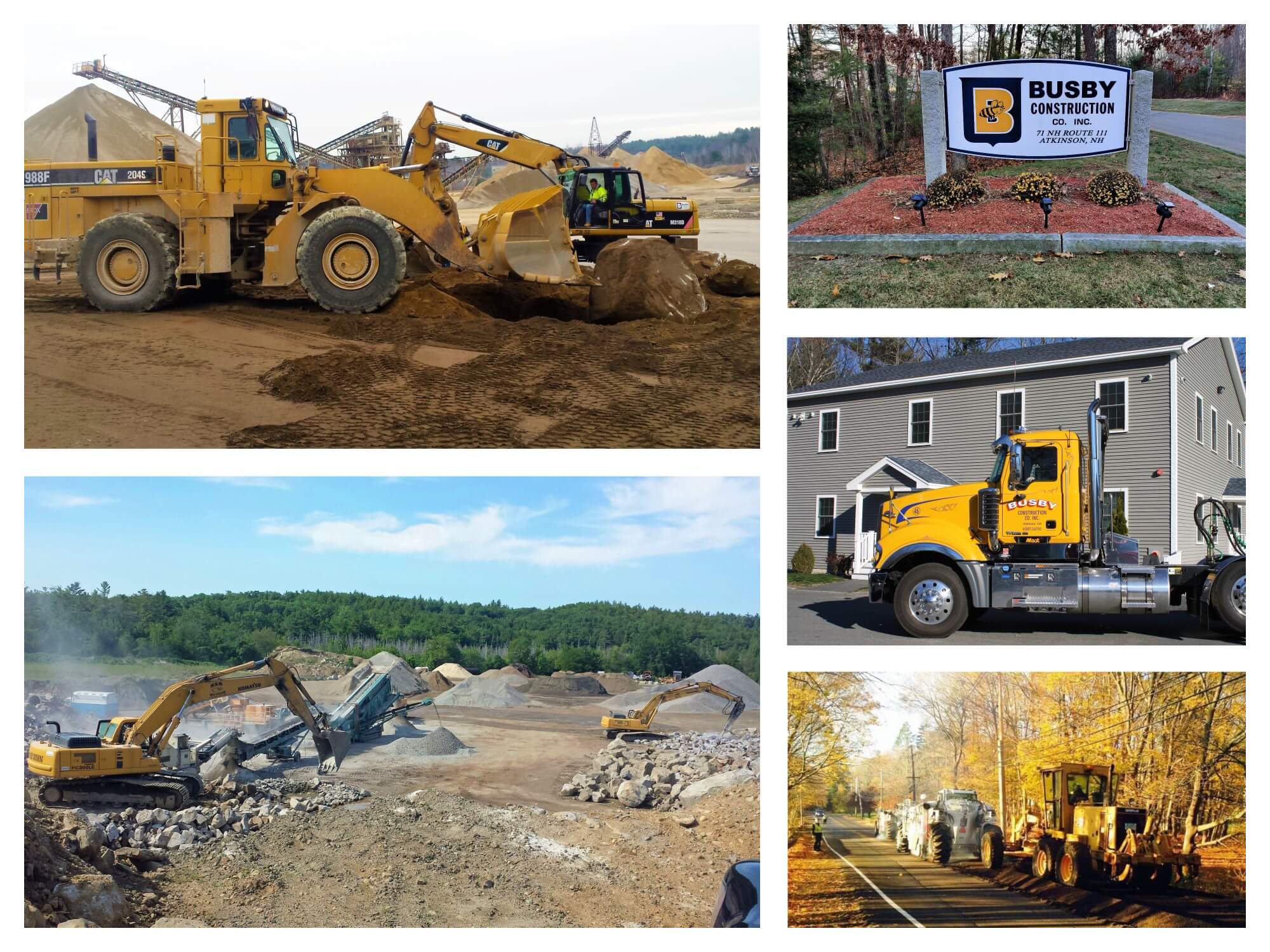 Busby Construction Co., Inc. - Construction - Bulldozers - Excavators